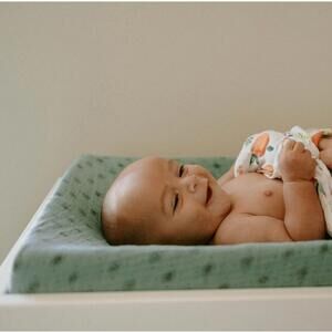 Little Unicorn Cotton Muslin Changing Pad Cover - Wall Flower - NEW